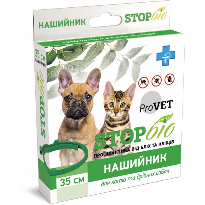 Нашийник антиблошиний  "ProVet" біо  для собак, 35см